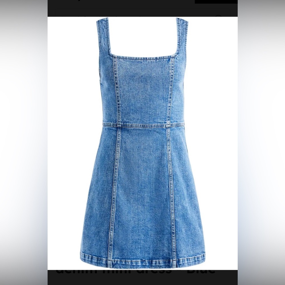Alice + Olivia Denim Dress Size 12 NWT